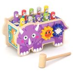 Wooden Cartoon Hitting Ground Mouse Building Blocks for Children's Early