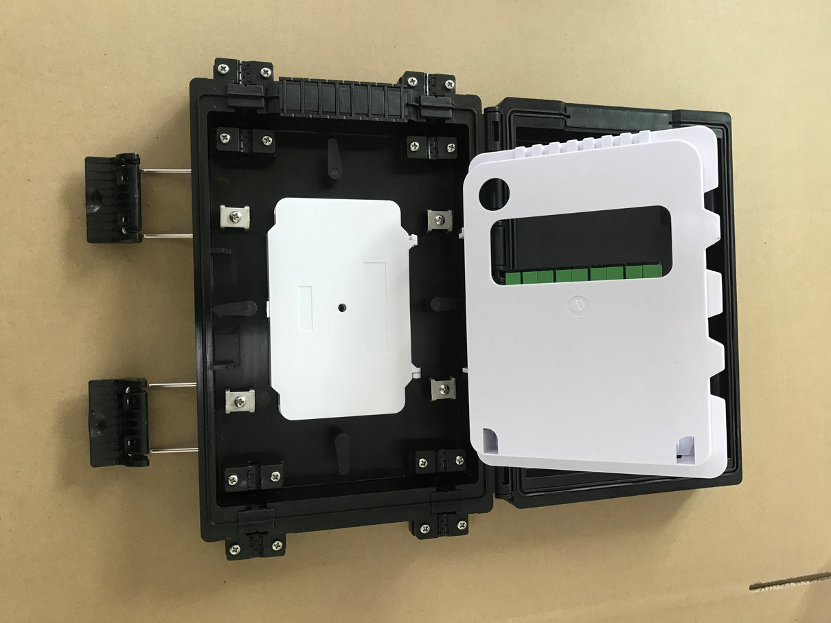 12fibers 9SC 1X8 PLC Fiber Optic Terminal Box Aerial Hanged