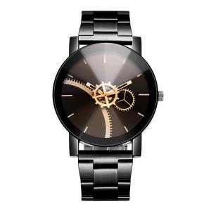 China BSCI Analog Quartz Mens Watch Brass Dial 30m Waterproof wholesale