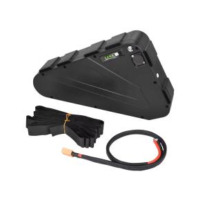 China Triangle Ebike Dual Battery Lithium Ion pack 24v 36v 48v 28.8ah wholesale