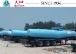 40 Tons Sulfuric Acid Tanker Truck , Chemical Road Tankers With Airbag