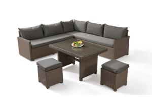China Lightweight Cafe Outdoor PE Rattan Table Chairs wholesale