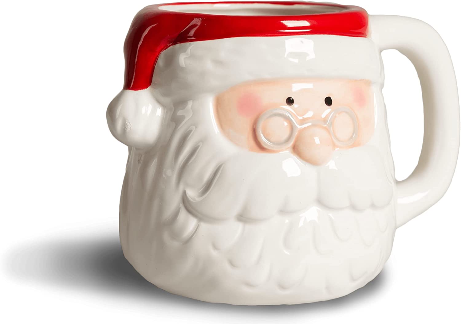 3D Santa Claus Ceramic Anniversary Gift Mug For Christmas Gift OEM