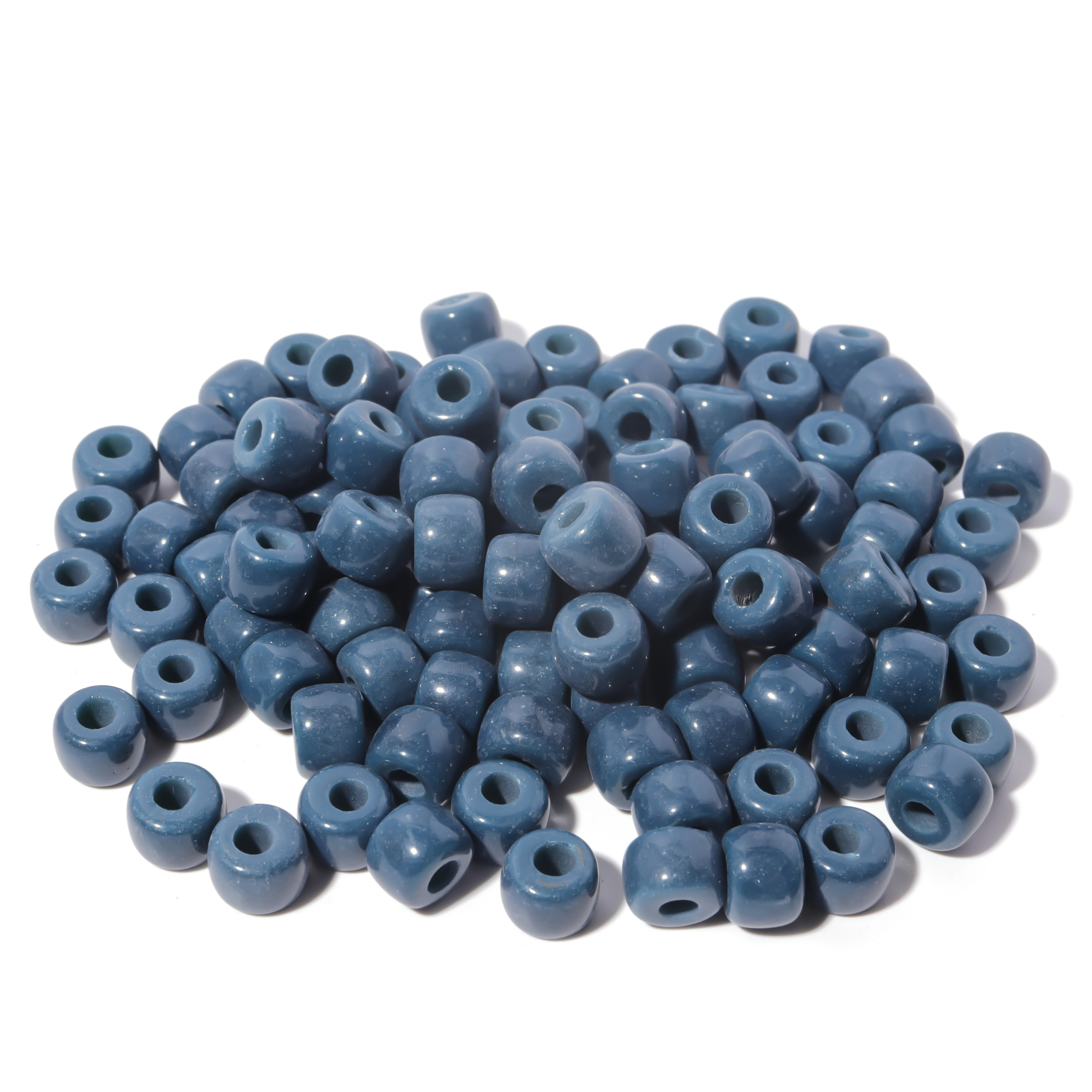 100 Colors Gemstone Forte Beads 6*8mm*2.0 Holes DIY Patterns With Rope