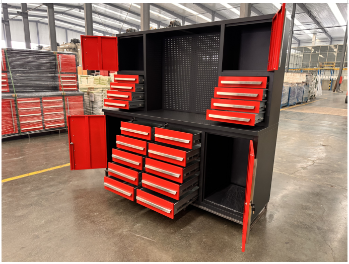 Cabinet Production Garage ESD Professional Workbench with Drawers Toolbox