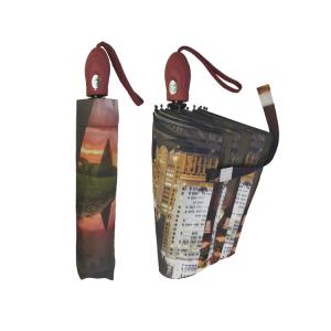 China Travel Auto Open And Close Digital Printing Umbrella 21 Inches wholesale
