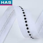 Rhinestone Zipper 10# Polished Open End Plastic Diamond Zipper for Clothing