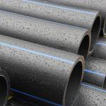 Custom Length Blue HDPE Water Supply Pipes