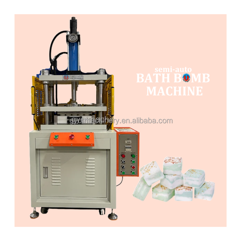 Full Auto Industry Hydraulic Soap Bath Bomb Making Machine for Home and Stamping Punch