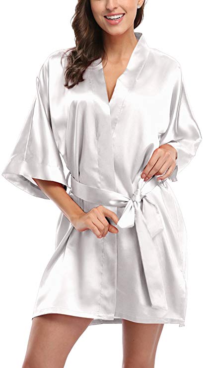 Black Sexy 100% Mulberry Silk Nightgown Short Plain Dyed 200Gsm Weight