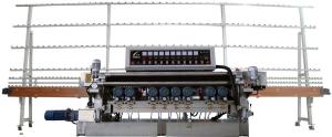 China Durable Vertical Type 9 Motors Straight Edge Glass Beveling Machine for 3-12mm Glass wholesale