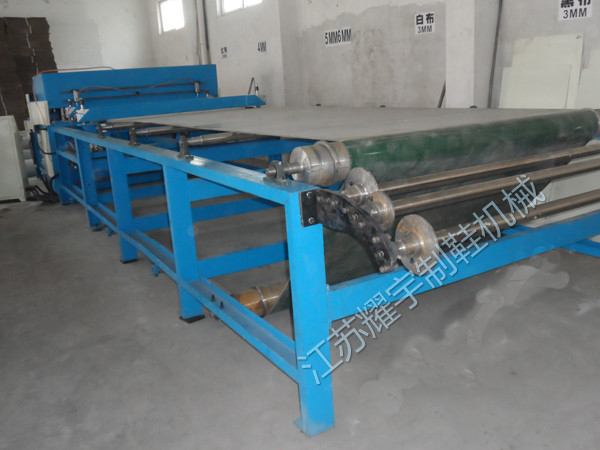 Conveyor Belt Hydraulic Press Die Cutting Machine , Leather Cutting Press