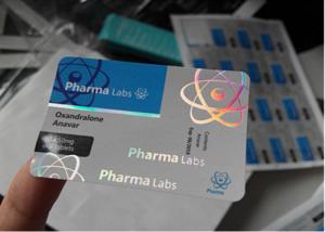 China Oxandrolone Anavar Oral Custom Pill Bottle Labels 100 * 32mm Anti - Fake Printing wholesale