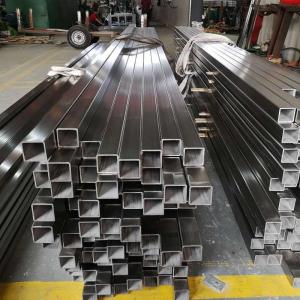 China Industrial 304 Stainless Steel Seamless Square Rectangular Tube SS 254SMo wholesale