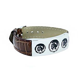 China Europ American Fashion Trendy Stainless Steel Geniune PU Leather Bracelet Bangle LBL17 wholesale