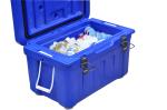 35 Liter Premium Blue Plastic Cooler Box for Fishing | Camping｜Hunting