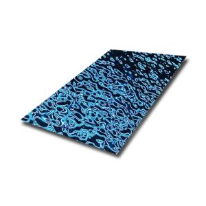 China 0.3mm Thickness 304 Water Ripple Stainless Steel Sheet For Modern Decor wholesale