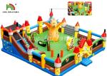 Outdoor Giant Inflatable Amusement Park Colorful PVC Tarpaulin Combo Playground