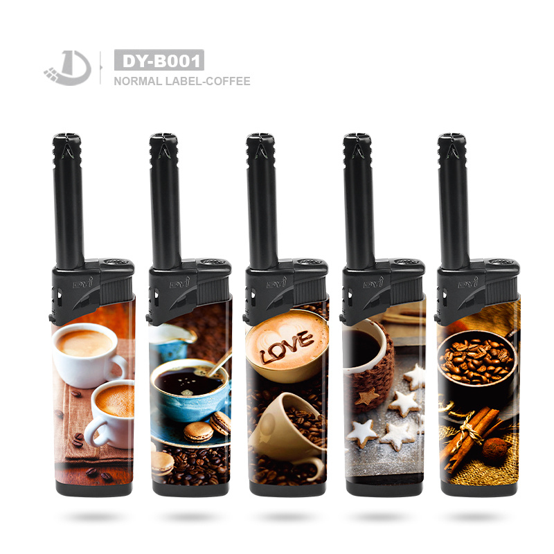 Dy-B001 Mini Kitchen BBQ Butane Gas Electronic Lighter for Fireplace