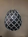 Collapsible E27 Glitter Ball Bedside Lamp Shades Rhombus Pierced