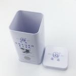 Custom Food Grade Square Plain Empty Cookie Tins Can Packaging