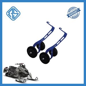 China snowmobile dolly for hot sale Alloy Steel Powder coating rubber wheel wholesale