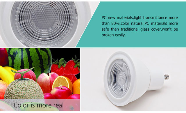 GU10 SMD3030 High color 7W mini spot light wholesale