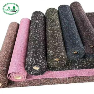 China Antislip Shockproof Sports Equipments Epdm Floor Rubber Mat For Gym wholesale