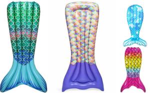 China Super Durable Inflatable Mermaid Tail , Mermaid Inflatable Pool Floats Convenient wholesale