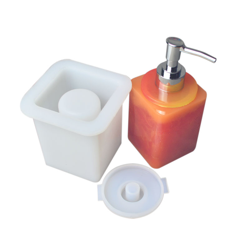 Elastic Bottle Shaped Silicone Epoxy Resin Molds Custom For Home Decoration