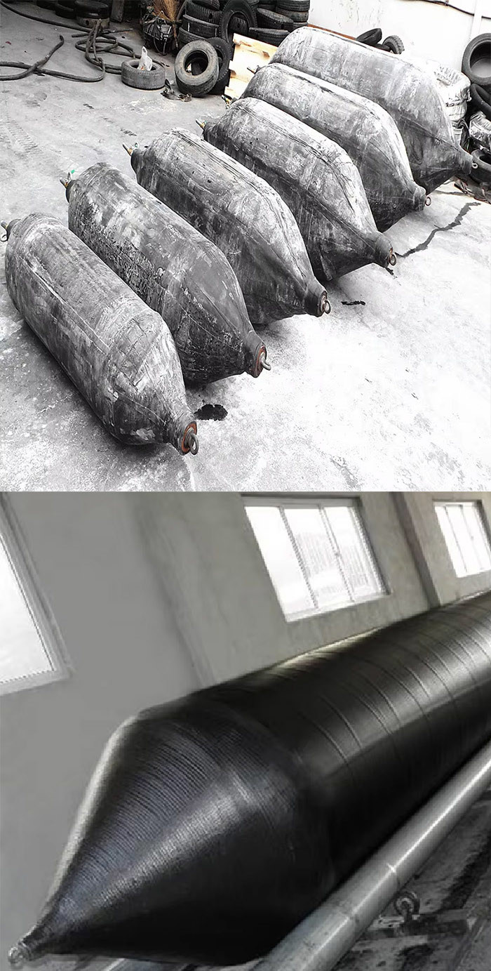 Airbag Launching Ship Rubber Inflatable Lifting Marine Airbags For Boat Vessel