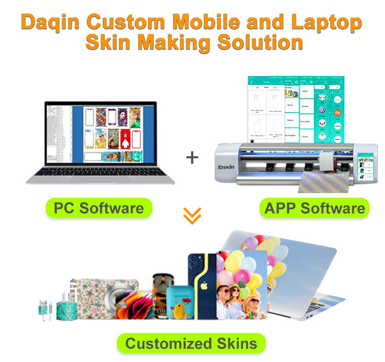 Daqin Laptop / Video Games Pc Beauty Software Customized Stickers
