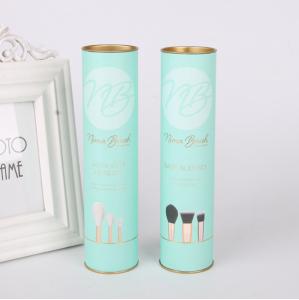 China OEM Cosmetic Paper Tube Packaging Embossed Velvet Pillow Inserted wholesale