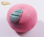 Free Sample Custom Bath Bombs Apple Shaped Natural Ingredients Vegan