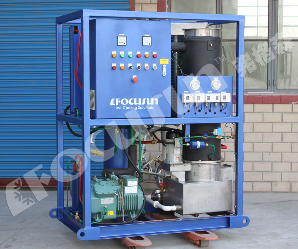 1T Tube Ice Machine with PLC Core Components Directly Manufactured by Manufacturers