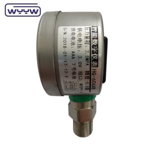 China 60mm Panel Mount Digital Pressure Gauge With 4.5V Battery Power Supply wholesale
