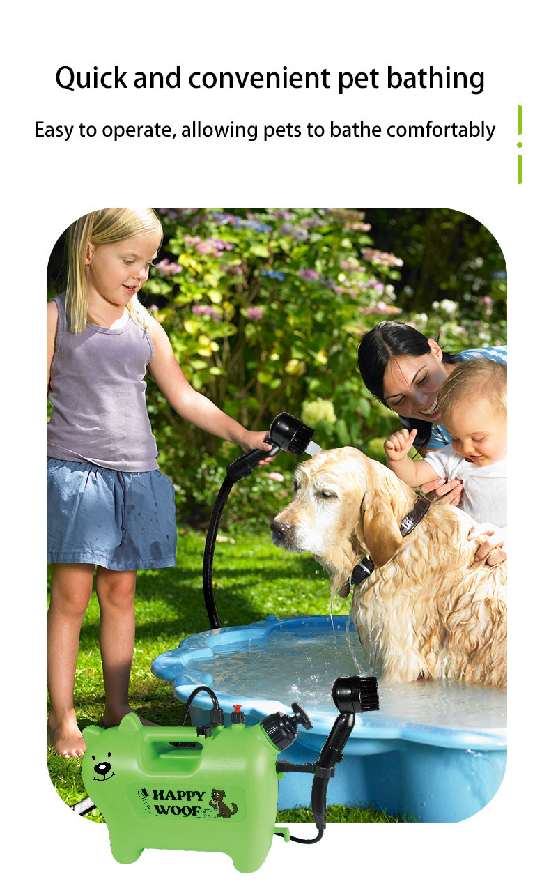 Plastic Grooming Portable Dog Washer 10L Dog Water Sprayer