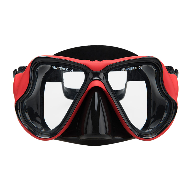 Wide View Bifocal Scuba Diving Mask Tempered Glass Lens OEM