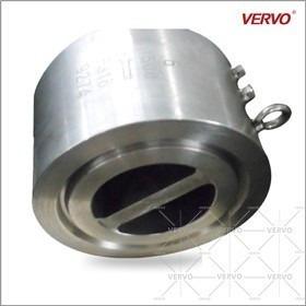 China Dn150 Wafer Forged Steel Check Valve Class 1500 Single Disc Lift Nrv A182 F316 Cast Steel wholesale