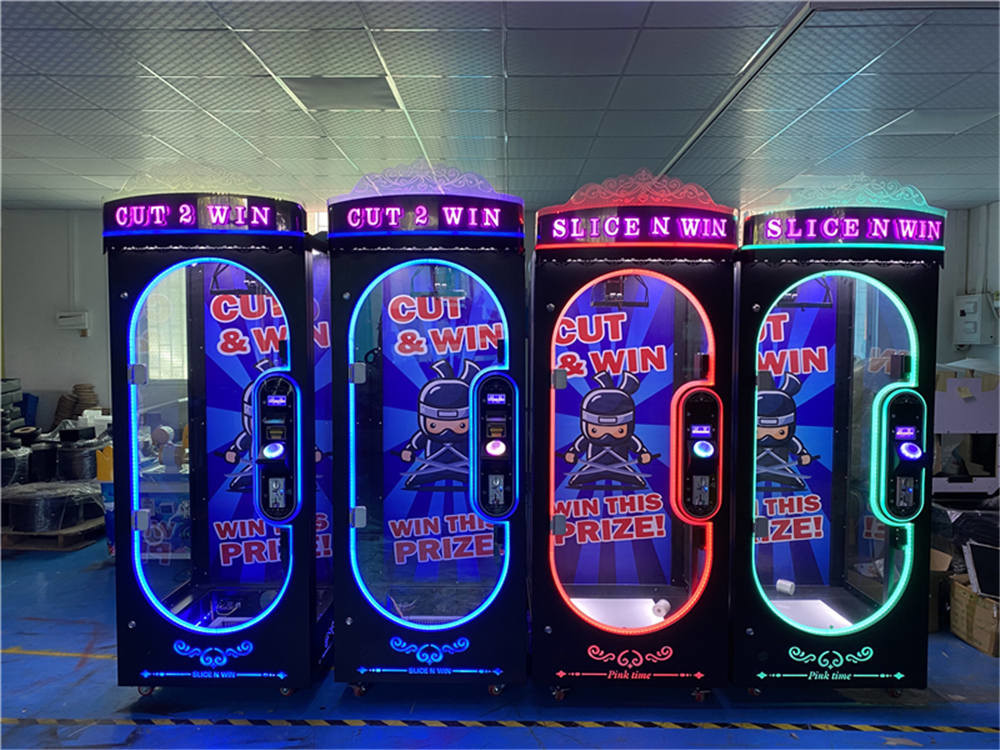 Prize Cut To Win Arcade Game With Coin Operated Cash Operated Type