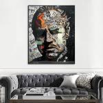 6 Color Portrait Crystal Porcelain Painting On Acrylic Graffiti Art Wall Decor