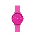 Alloy Waterproof Quartz Watch Colorful Printed Dial 3ATM Stainless Steel Case