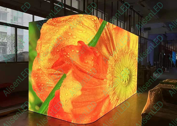 PCB Flexible LED Screen Indoor Dustproof Multiple Curves DVI