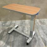 Mobile Hospital Medical Furniture ABS Wooden Hydraulic Lifting Dining Table With