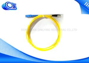 China 3 meters Single mode Fiber Optic Patch Cord SC To FC, 9/125 wholesale