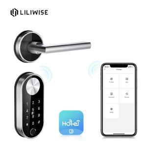 China European Standard Electrical Biometric Fingerprint Door Locks TTLock Hotel System wholesale