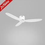 5 Speed AC Motor Remote LED Ceiling Fan With Light Wood Blades