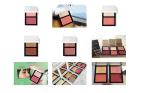 OEM ABS Empty Plastic Cosmetic Compact Containers Eyeshadow Custom LOGO
