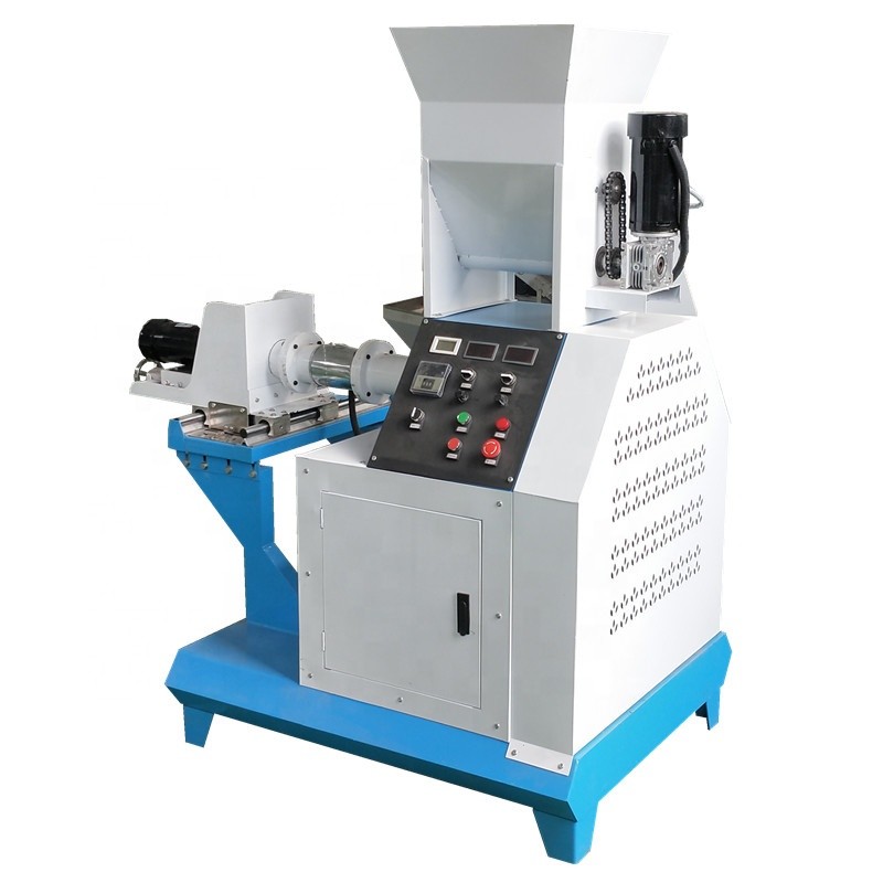 China Animal Breeding Foodstuff Floating Fish Feed Extruder Machine 380V wholesale