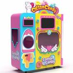 Amusement Game Center Cotton Candy Fairy Floss Vending Machine Coin Operated